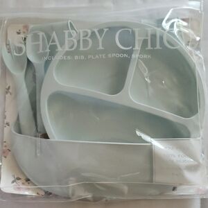 Shabby Chic Baby Dining Set in Soft Blue